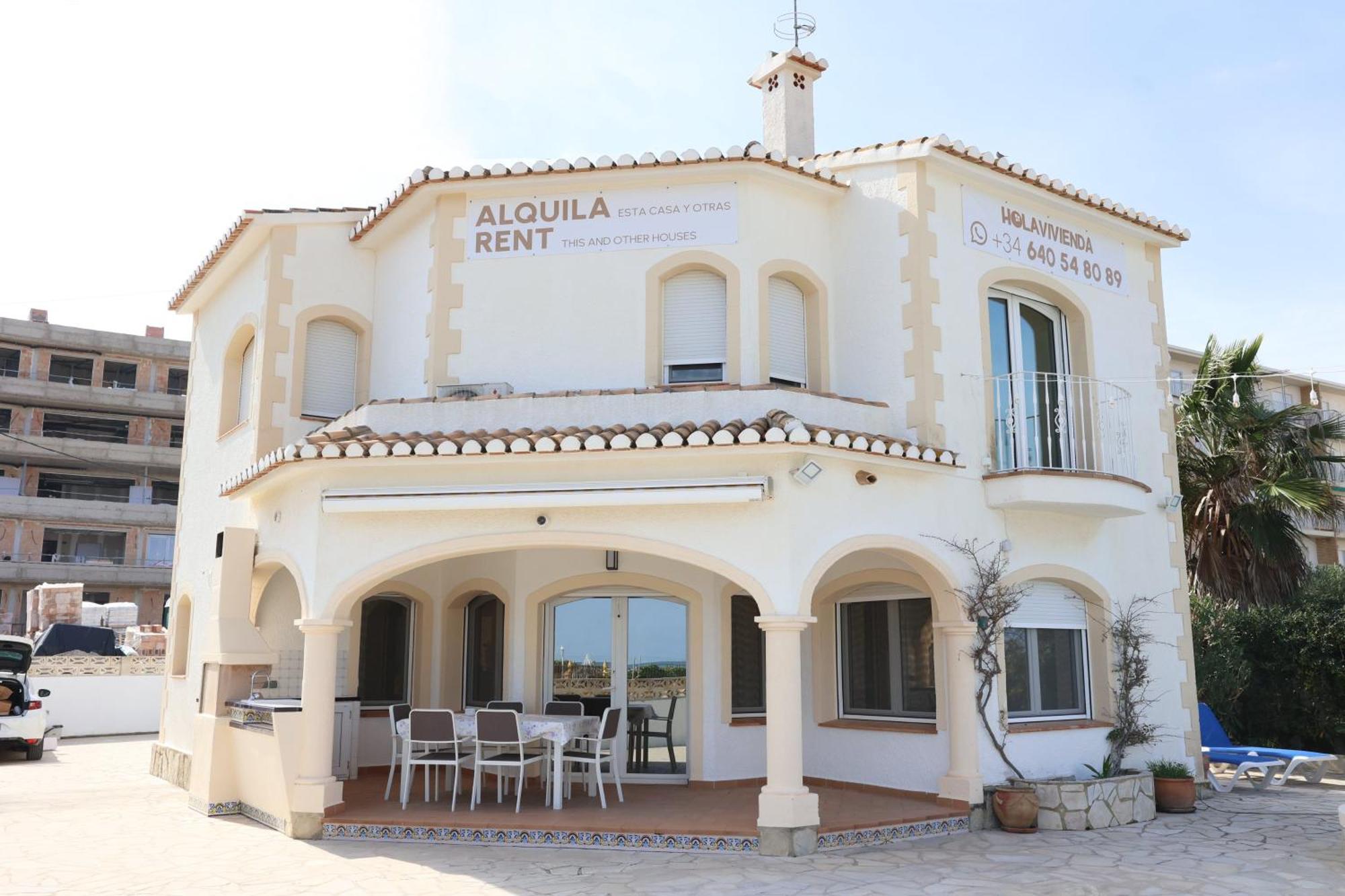 Chalet En La Playa Con Piscina Privada - Holavivienda Inmobiliaria Dénia Esterno foto